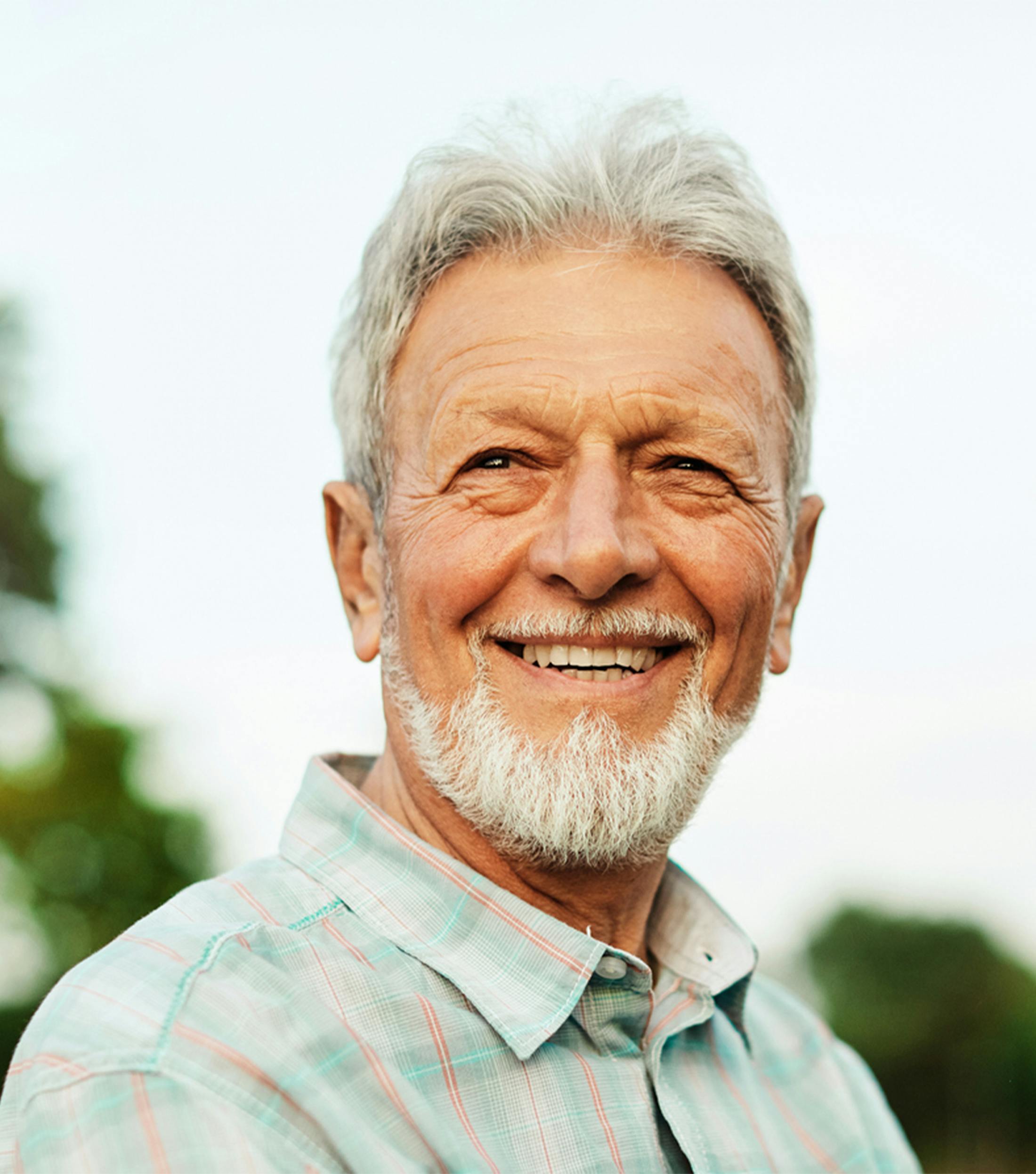 man smiling