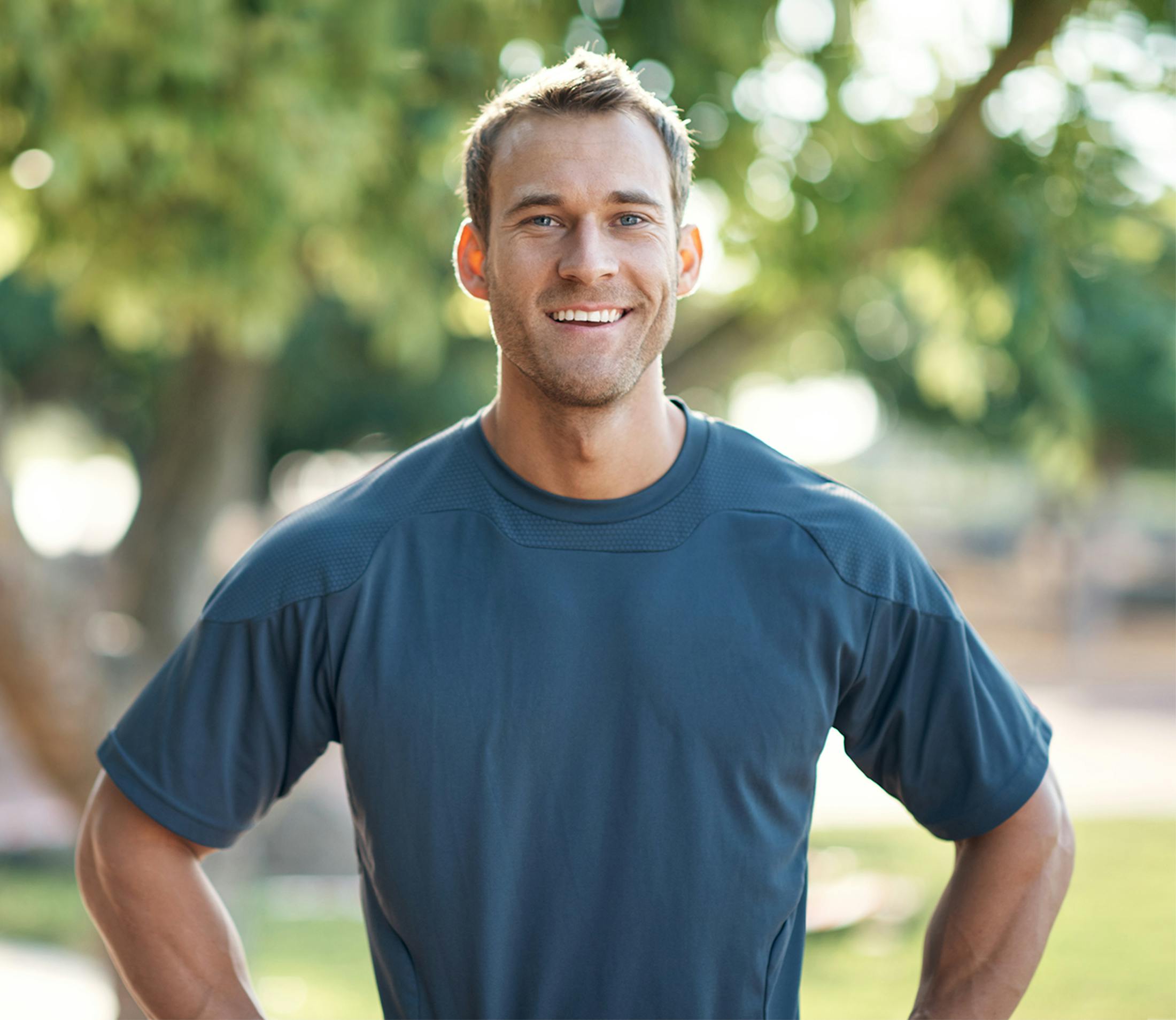 smiling man