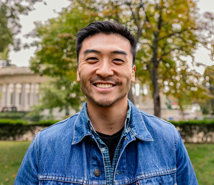 man smiling