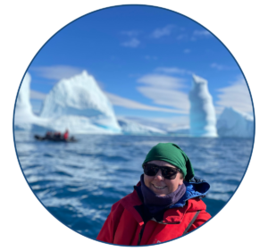 Anna Sephton in Antarctica