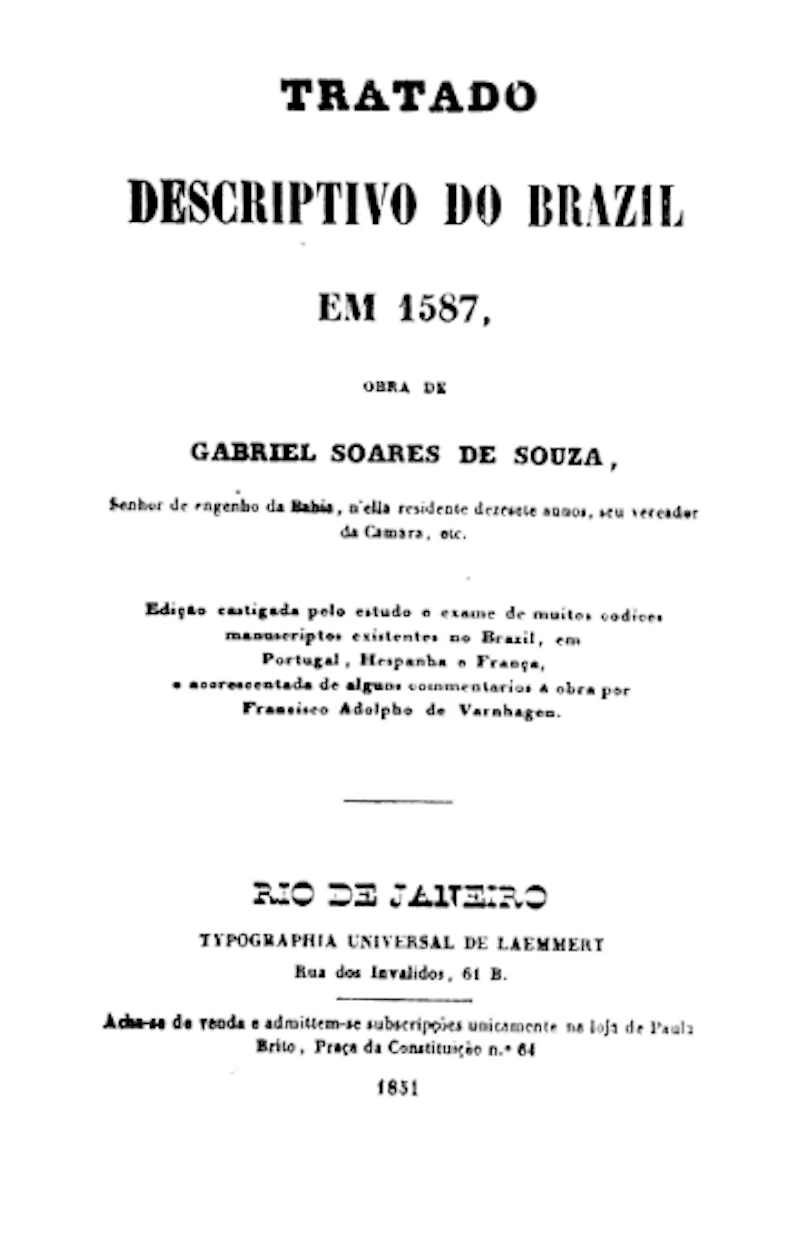 TRATADO DESCRITIVO DO BRASIL EM 1587
