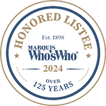 Marquis Who's Who 2024 Honored Listee logo