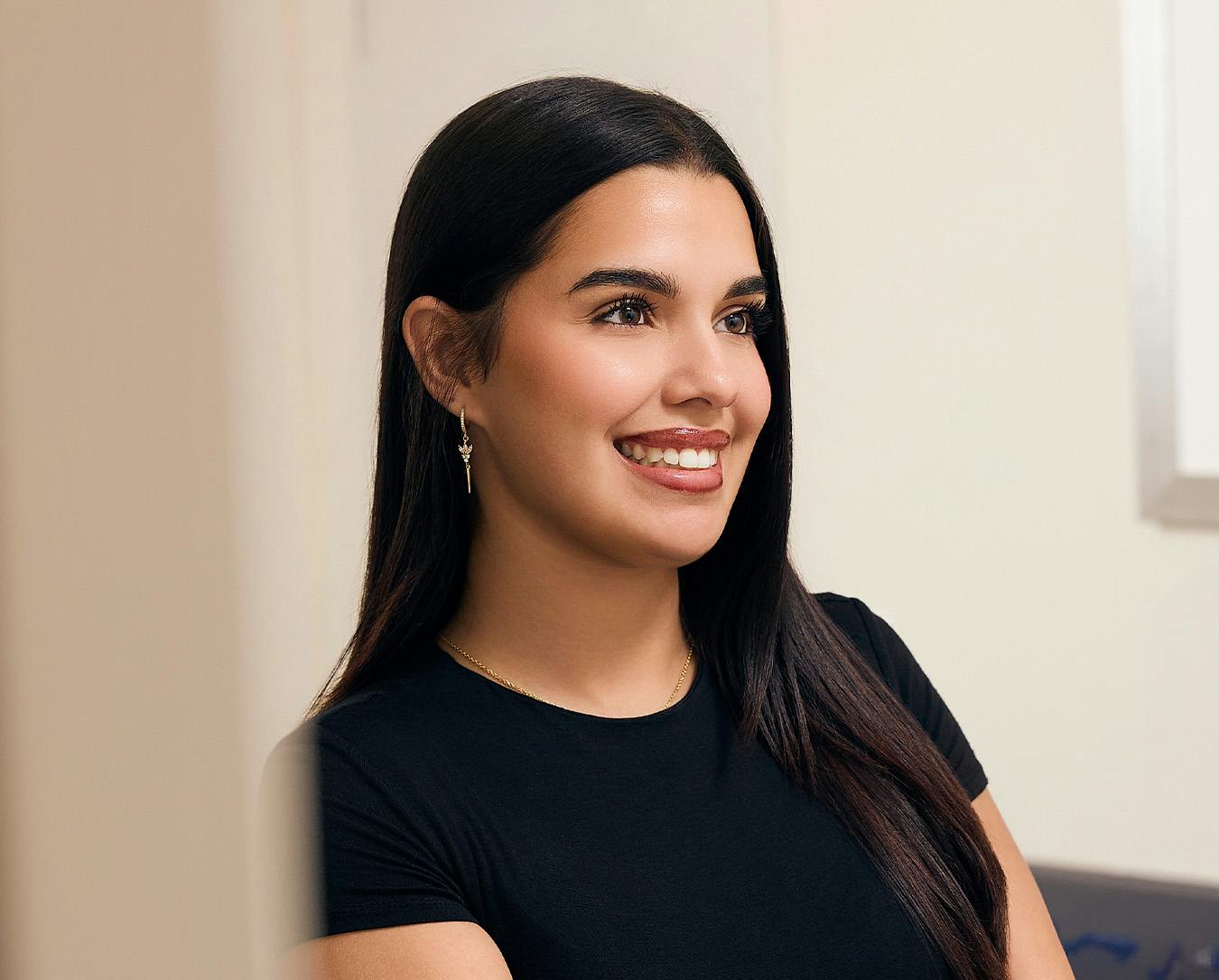 smiling woman