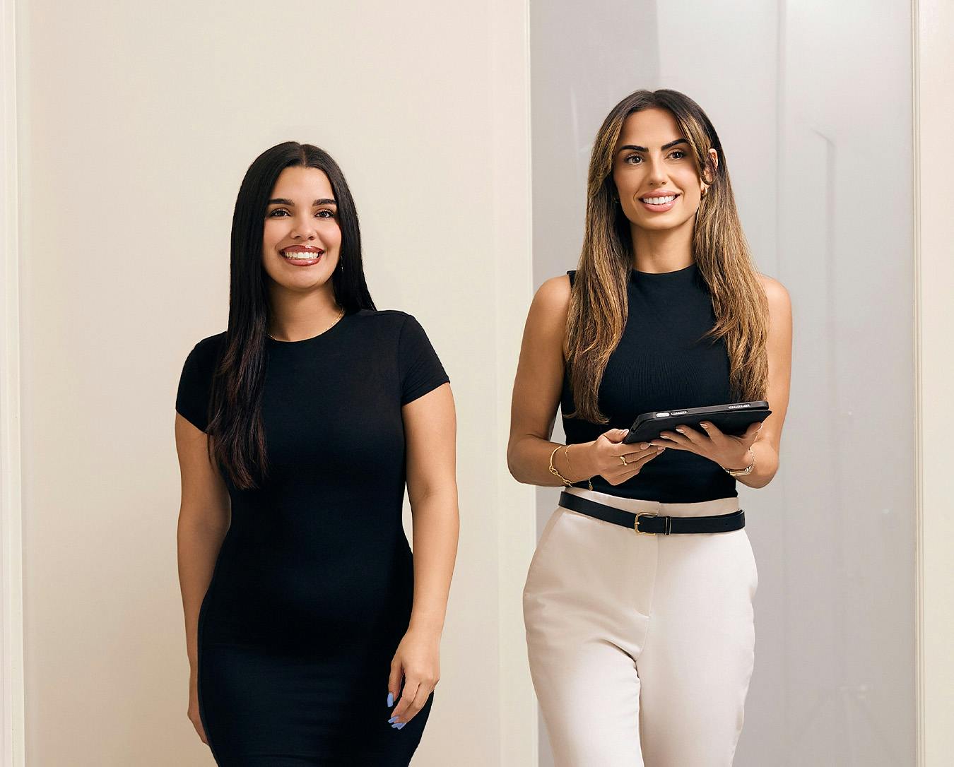 two women