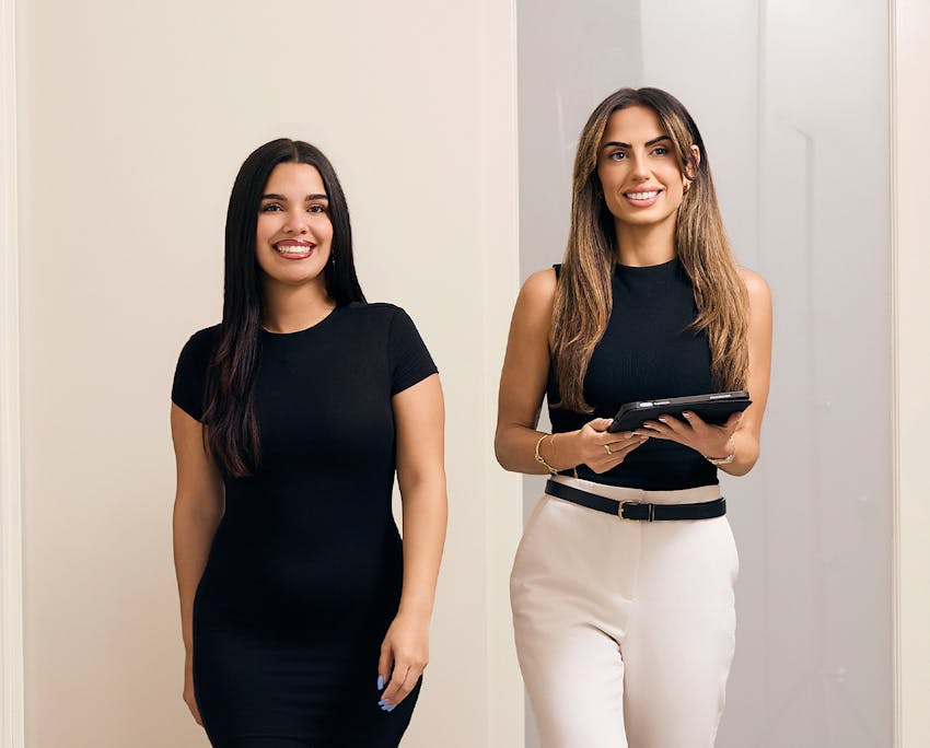 two women