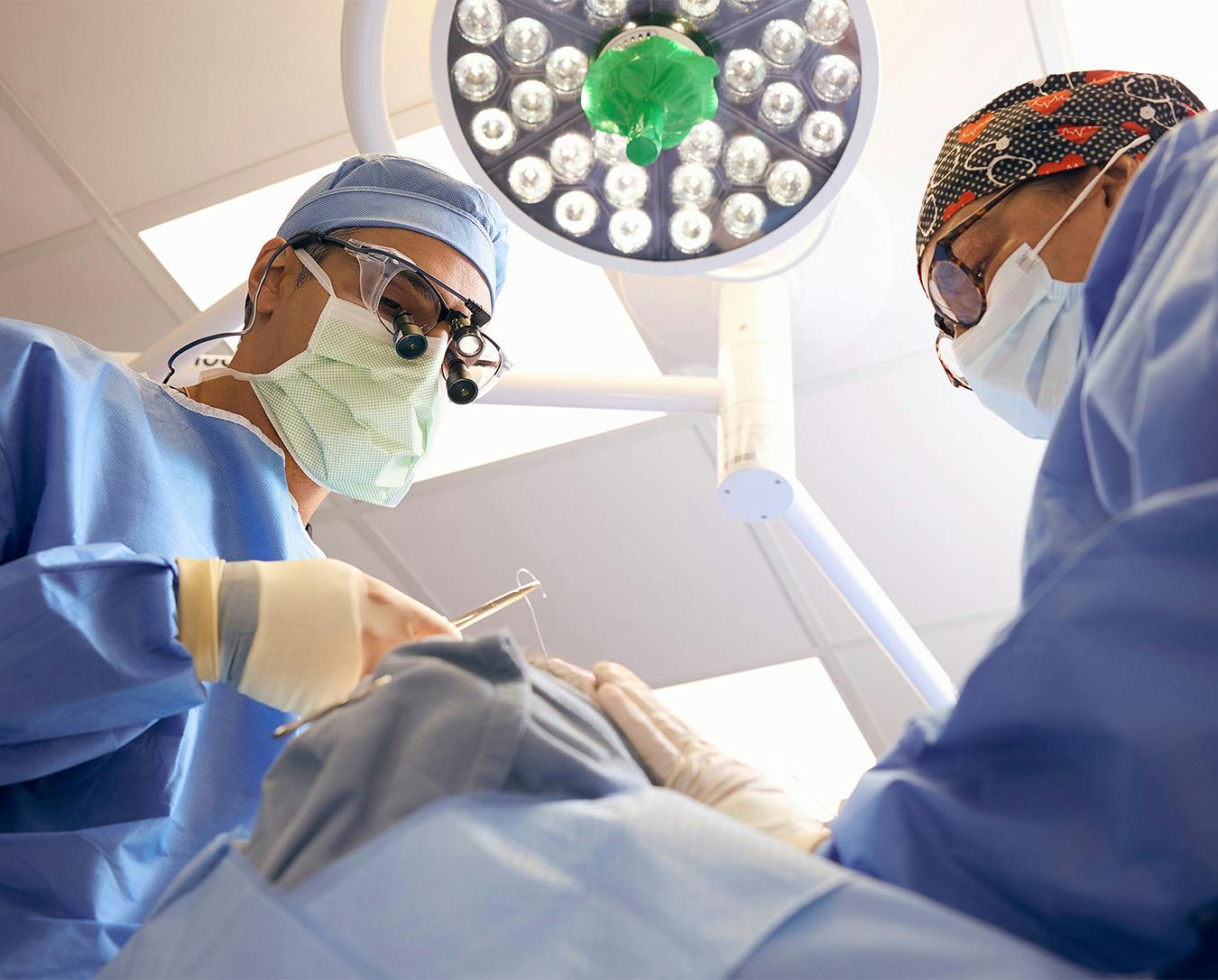 Dr. Anthony Bared performing surgery