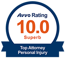 Avvo Rating 10 Top Attorney Personal Injury logo