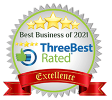 Three Best Rated Besr Business of 2021 award