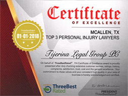 Three Best Rated Top 3 Personal Injury Lawyers logo