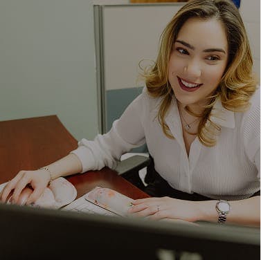 smiling woman