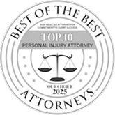 2025 Best of the Best Top 10 Personal Injury Attorney logo