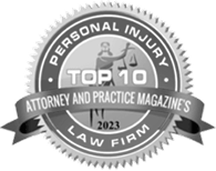 Top 10 Attorney and Practice Magazine 2023 logo