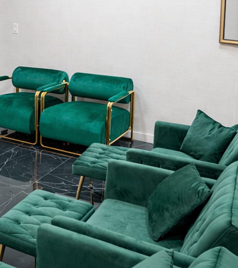 A waiting area