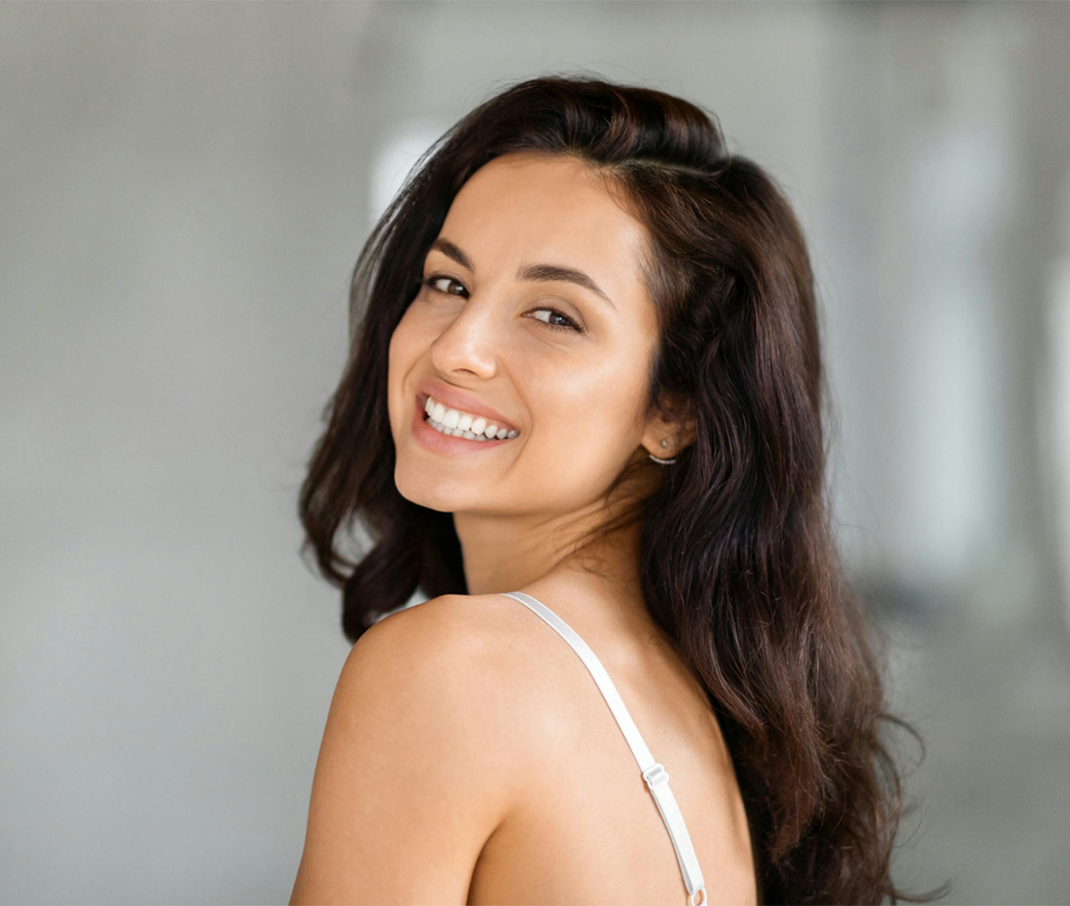women smiling