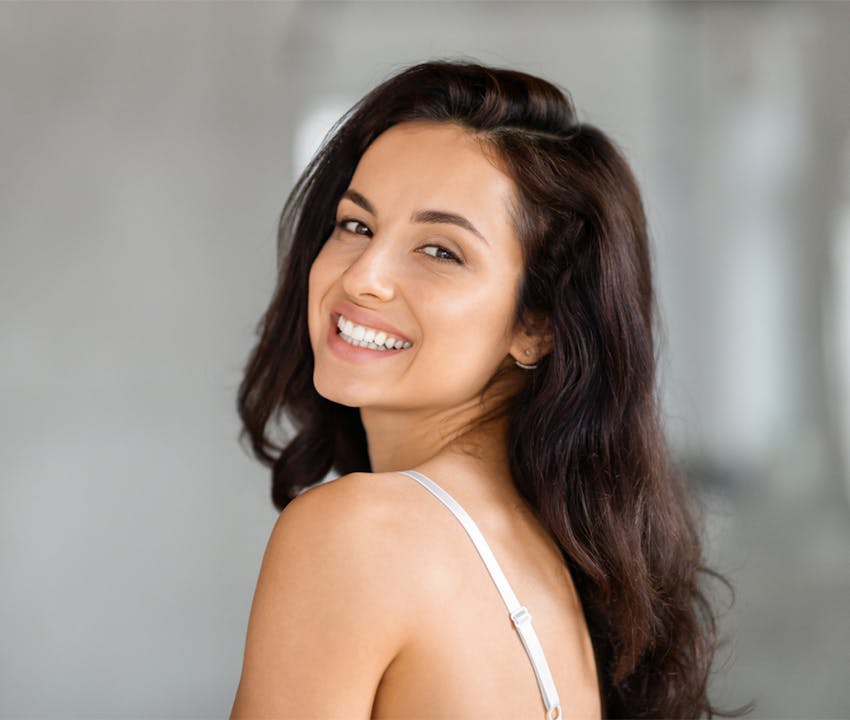 women smiling
