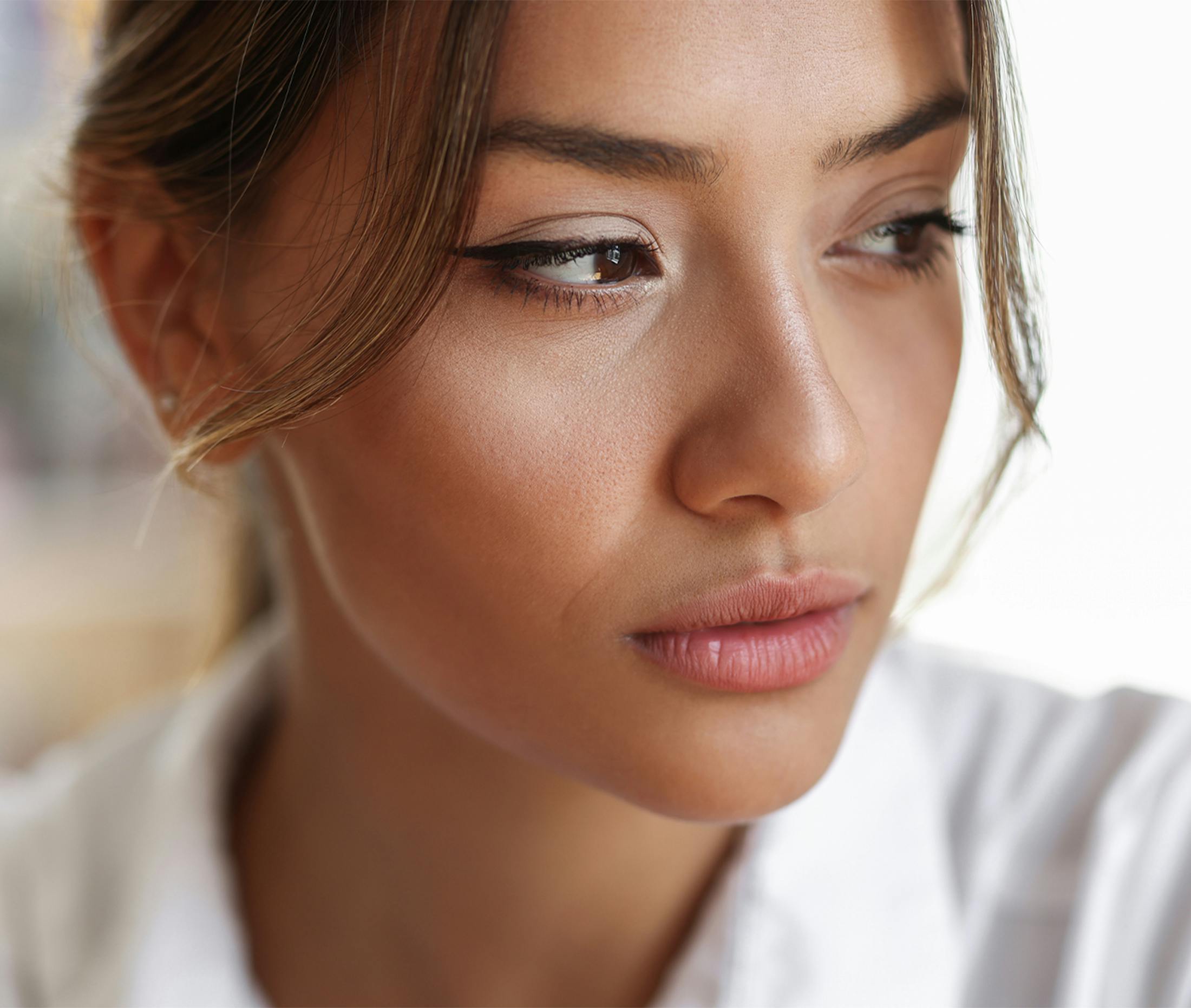 women looking off