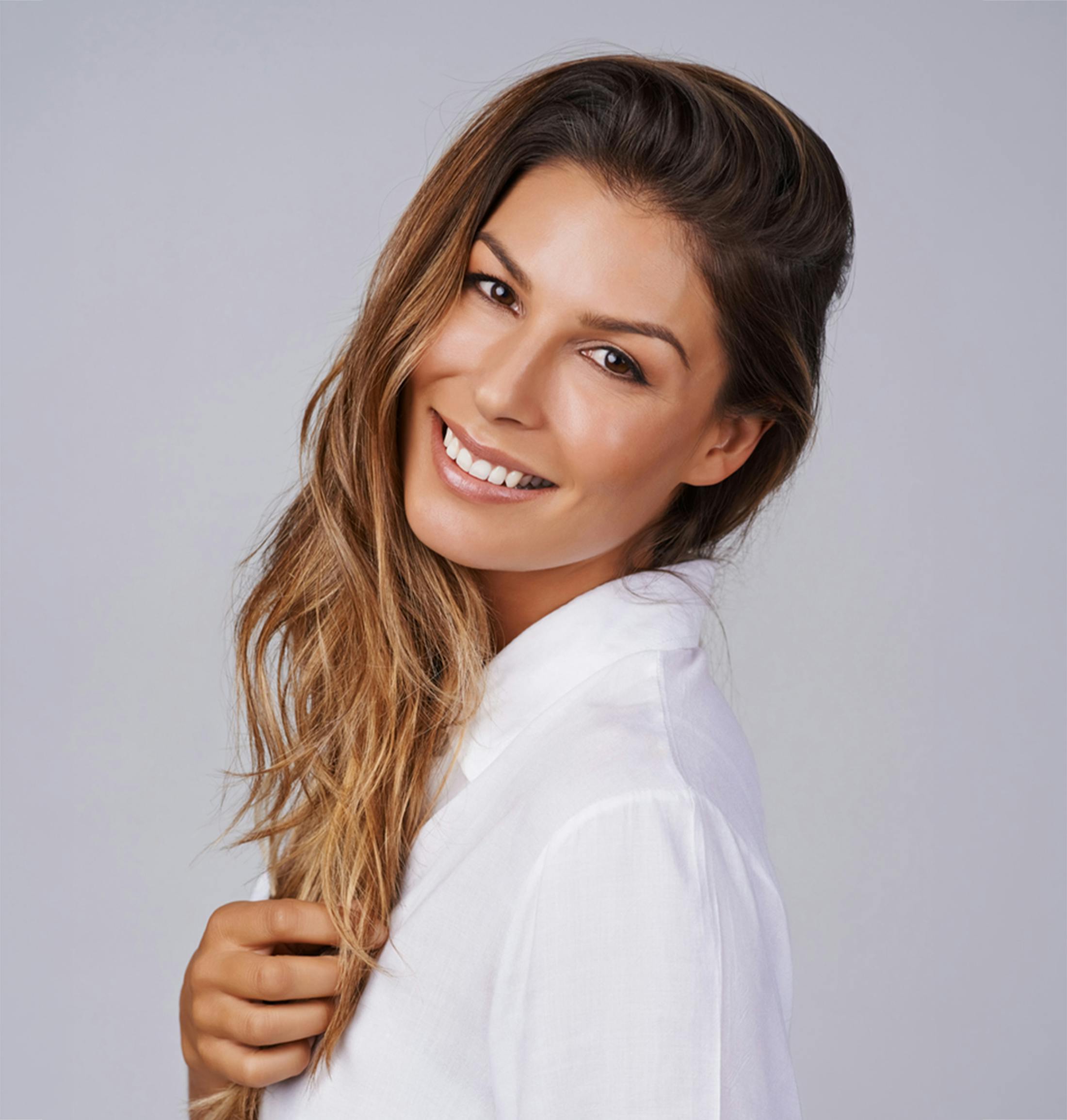 women smiling
