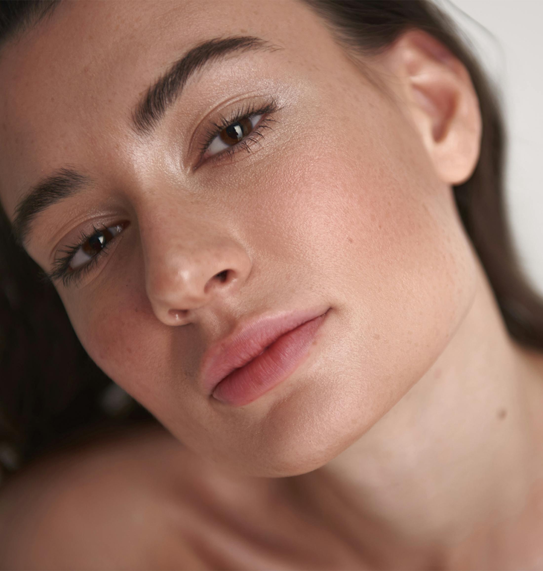 closeup of a women's face
