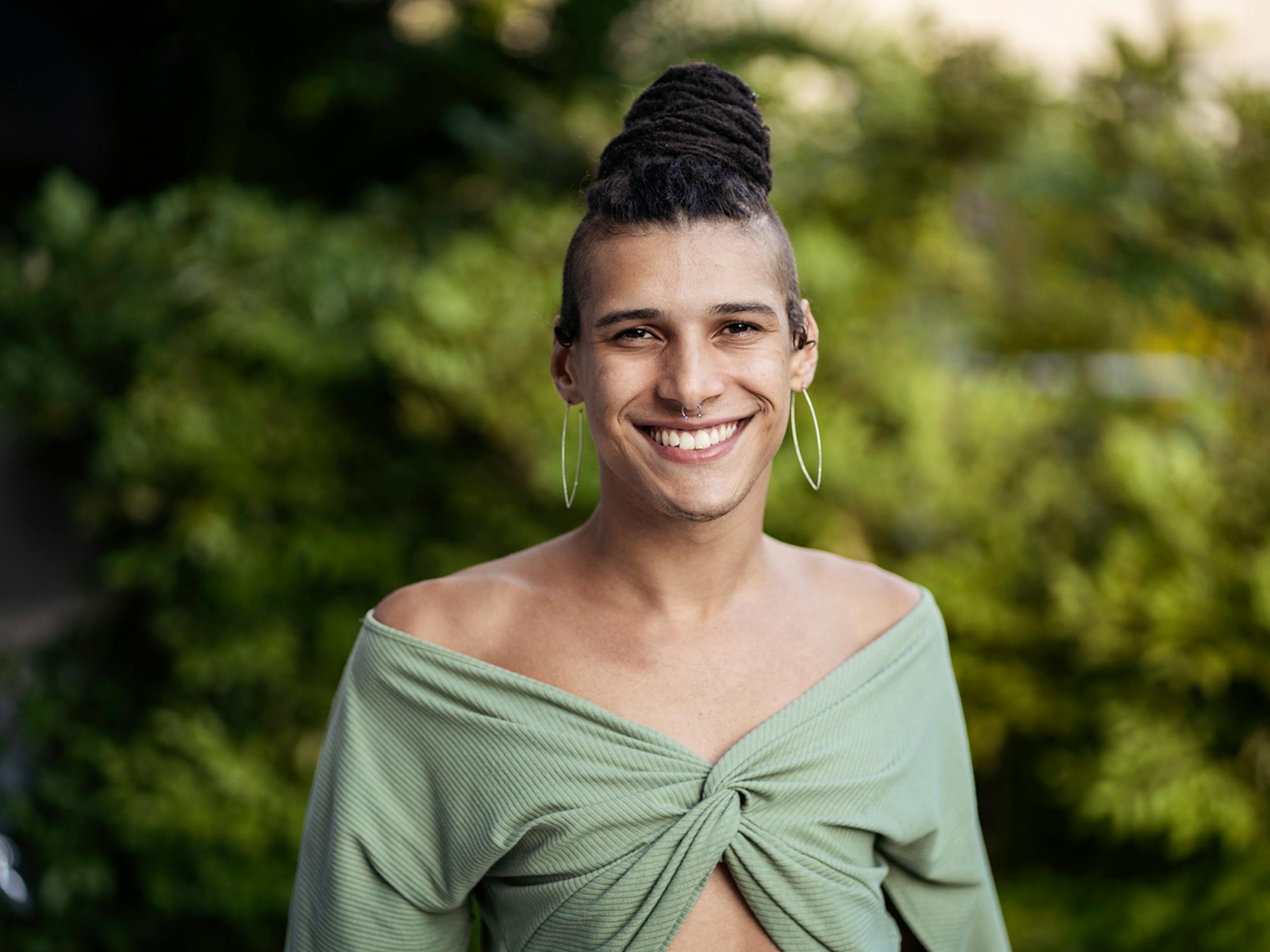 Person smiling