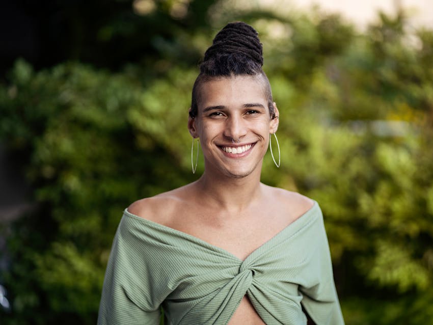 Person smiling