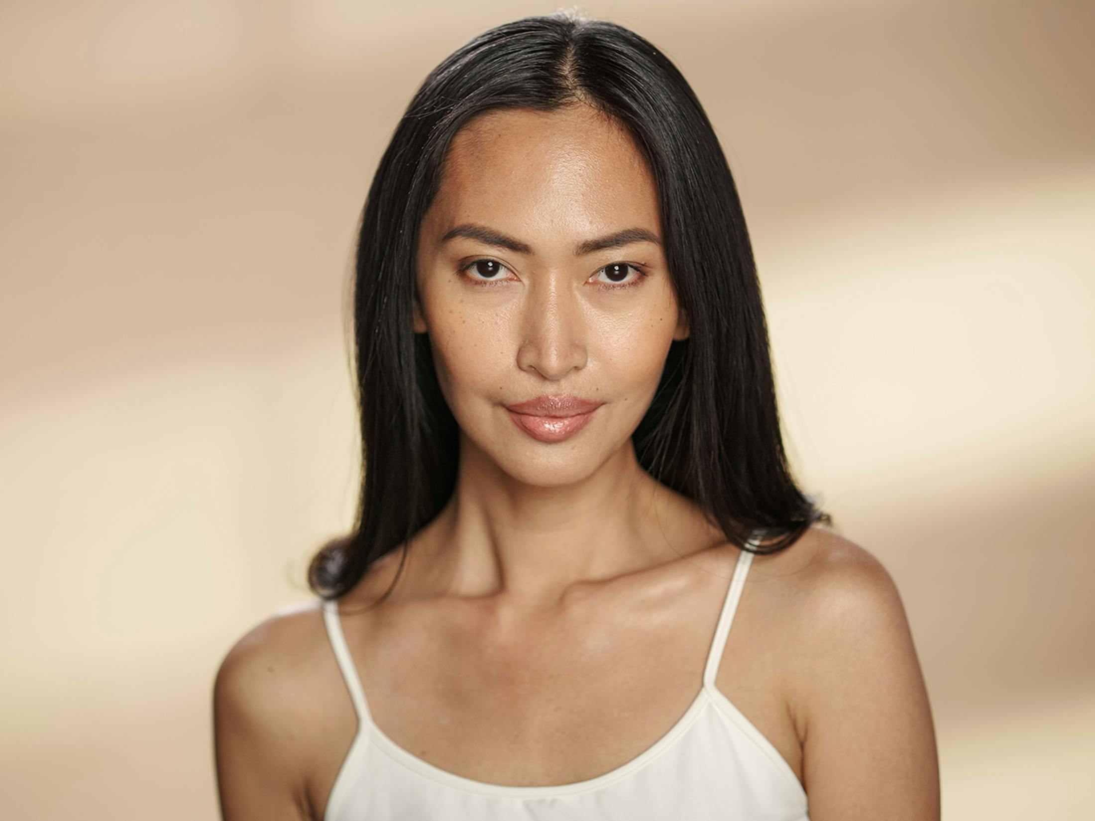 Woman looking at the camera