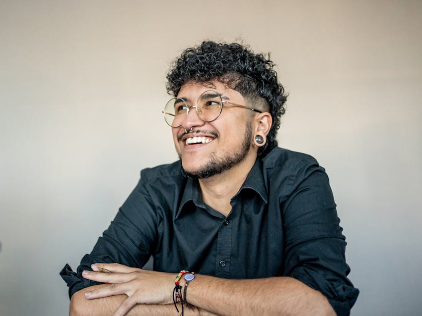 Person smiling