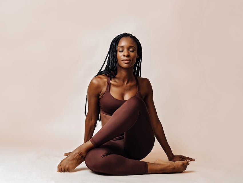 Woman posing