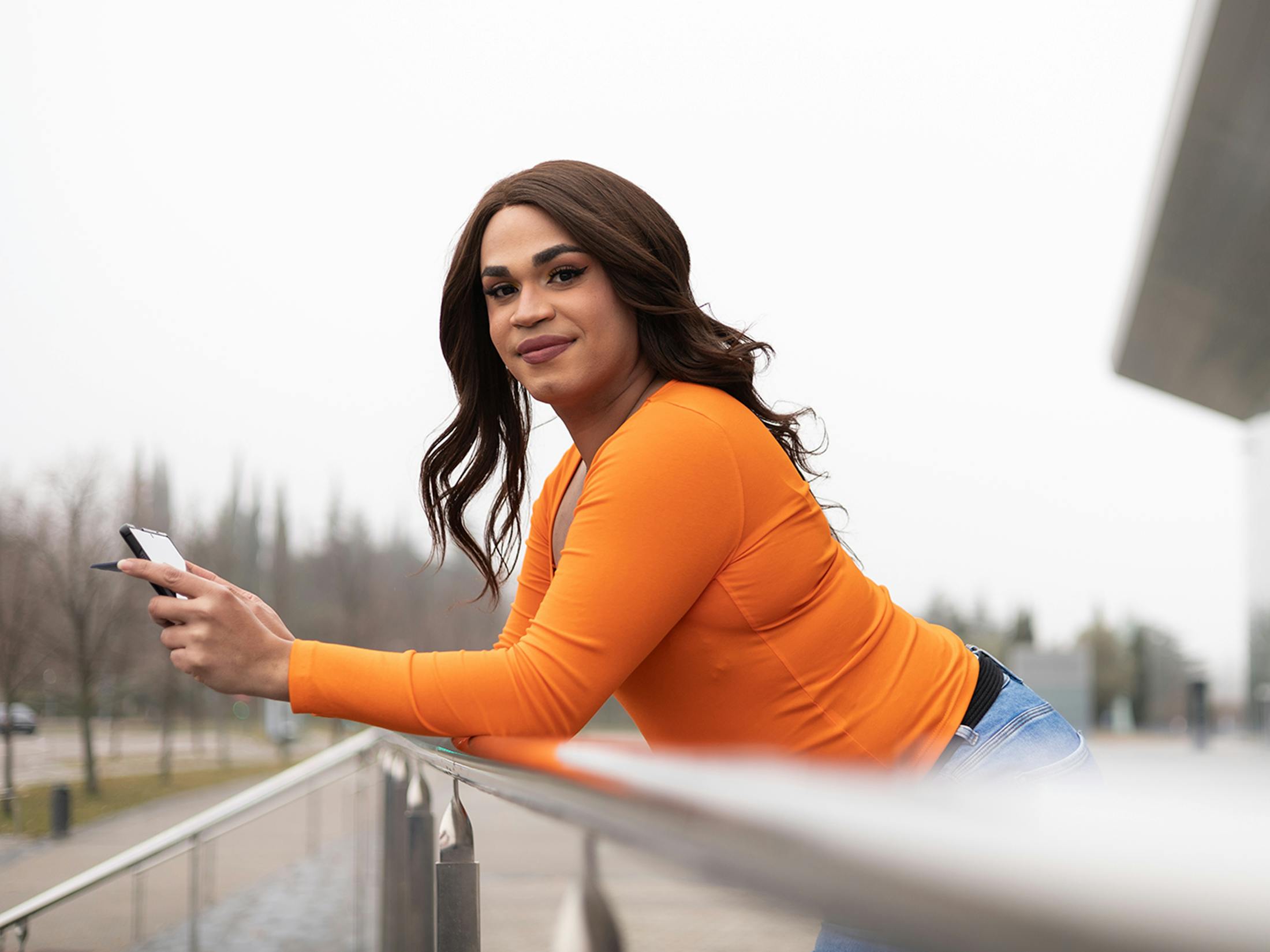 Person posing