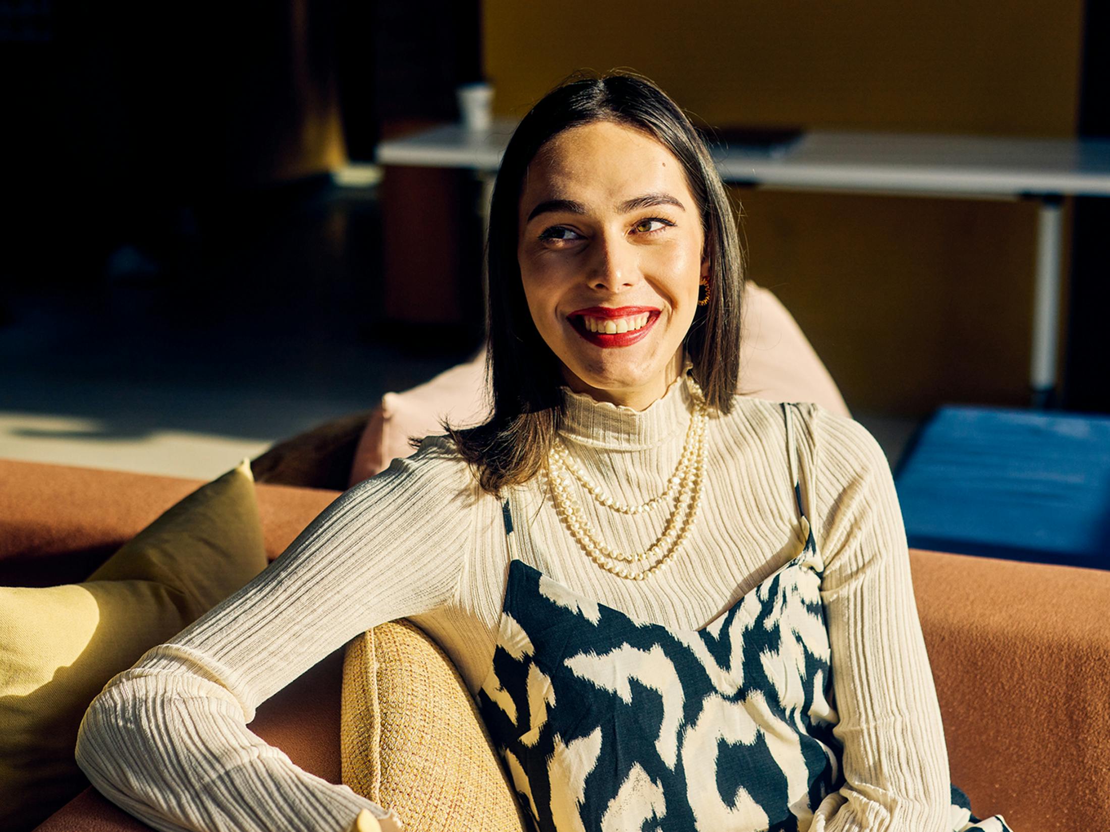Person smiling