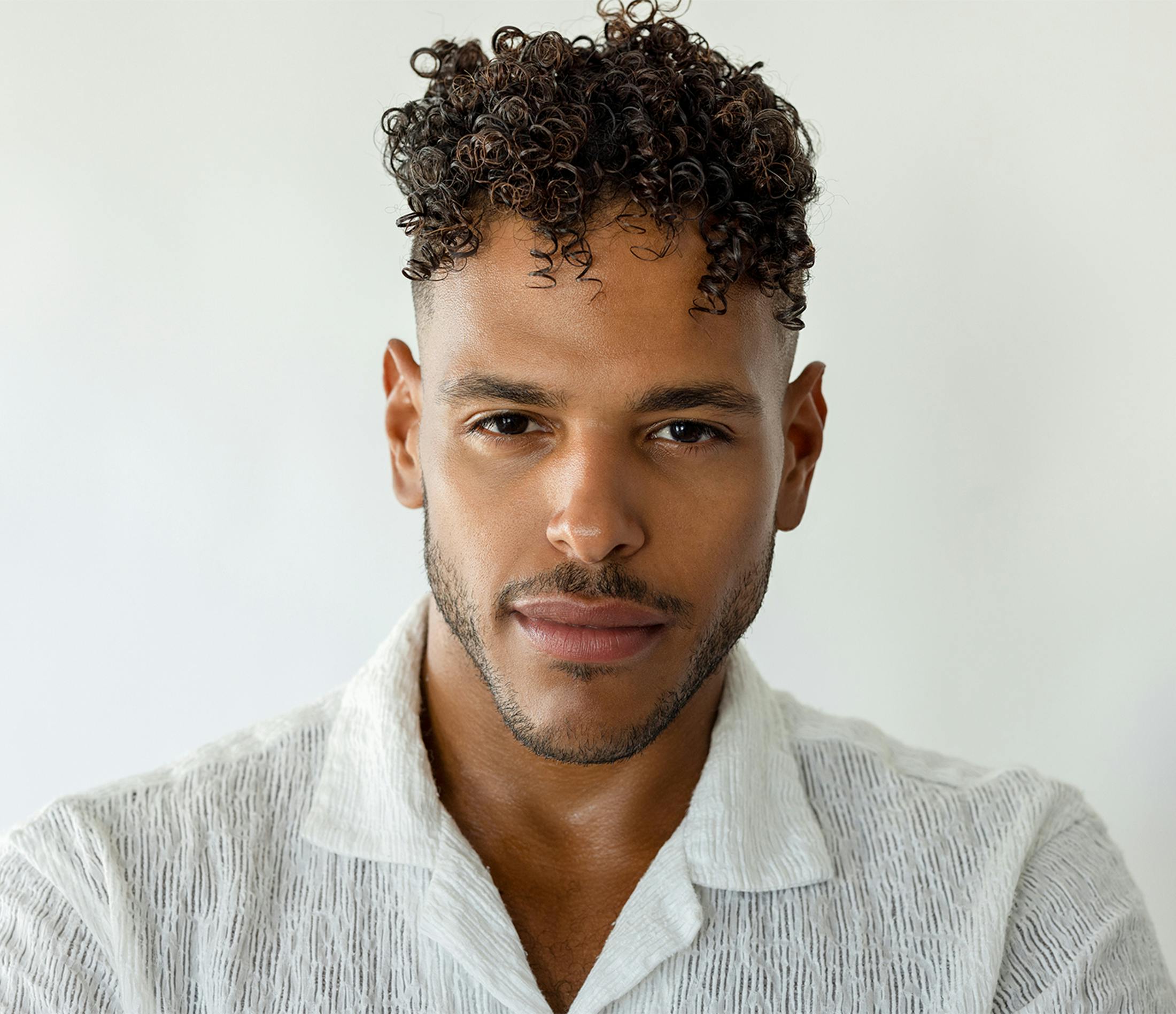 Man looking at the camera