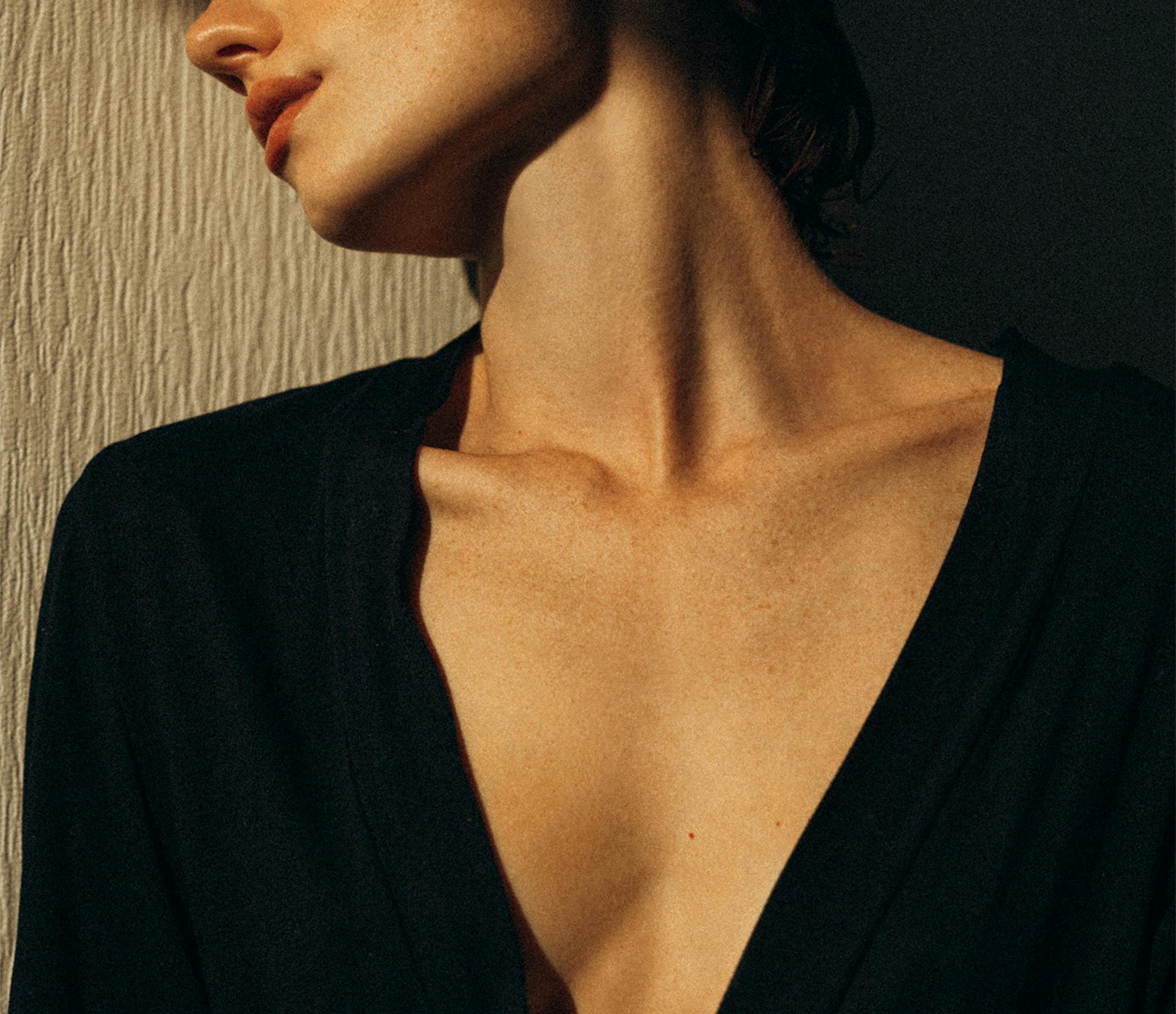 Woman's upper body