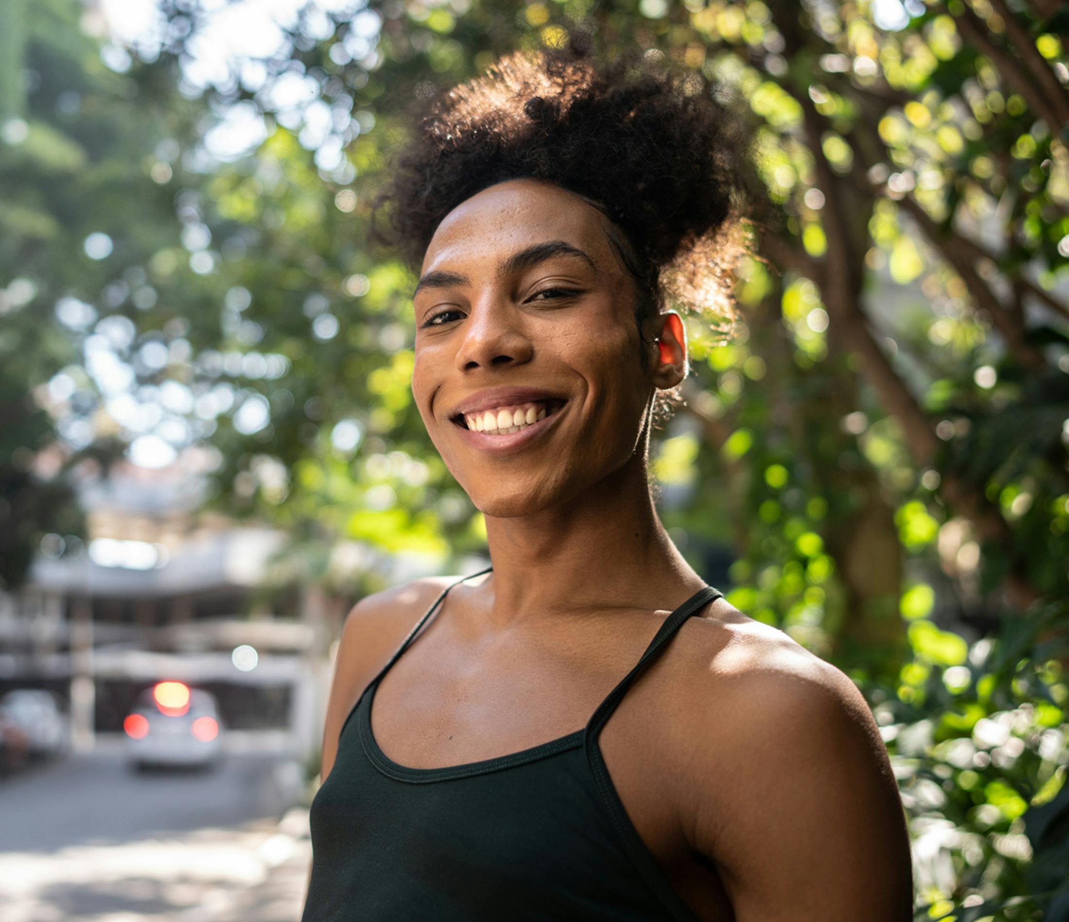 Person smiling