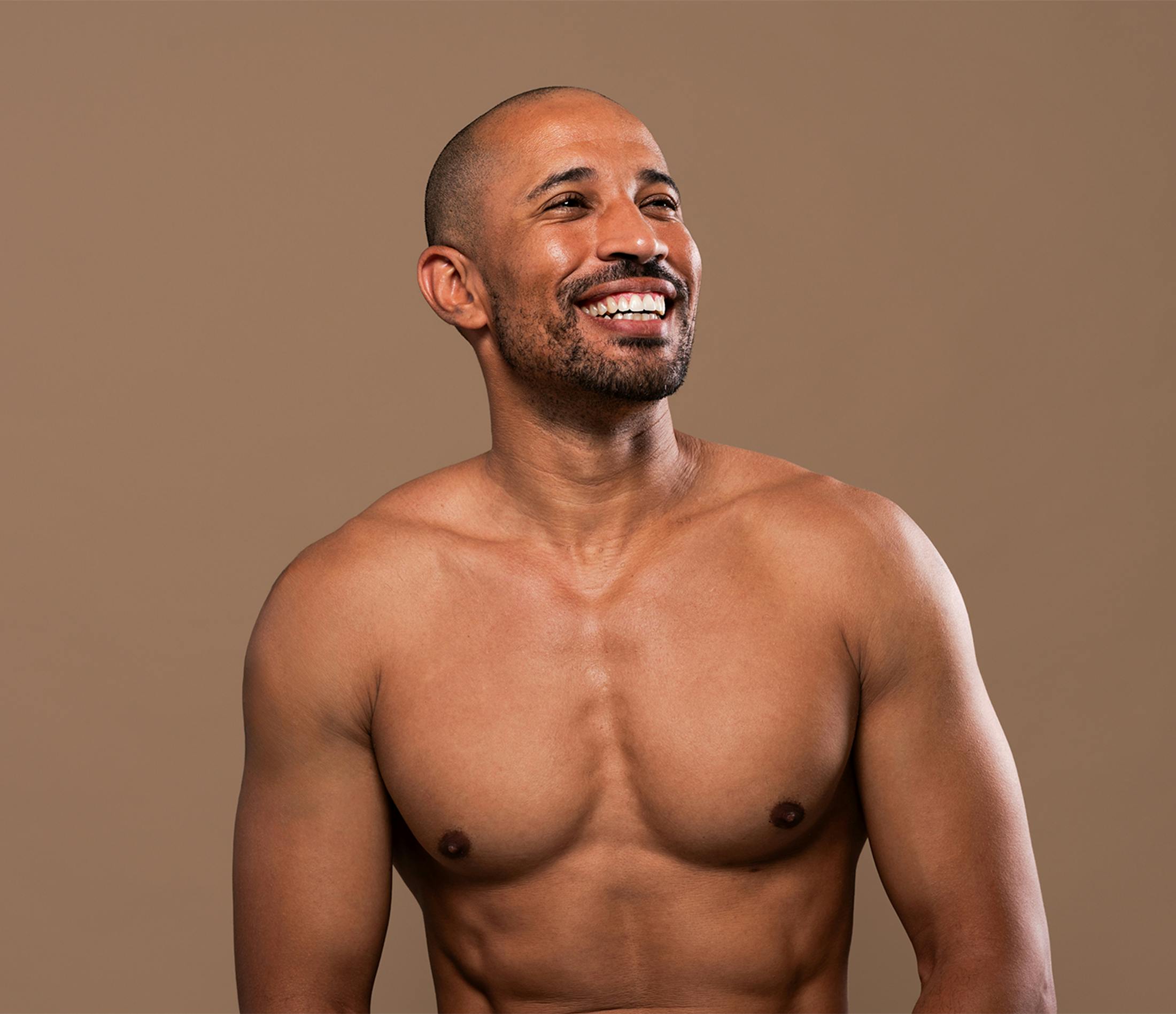 Man smiling