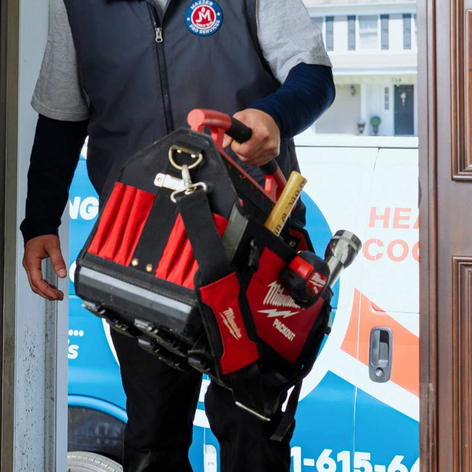 man with a tool box