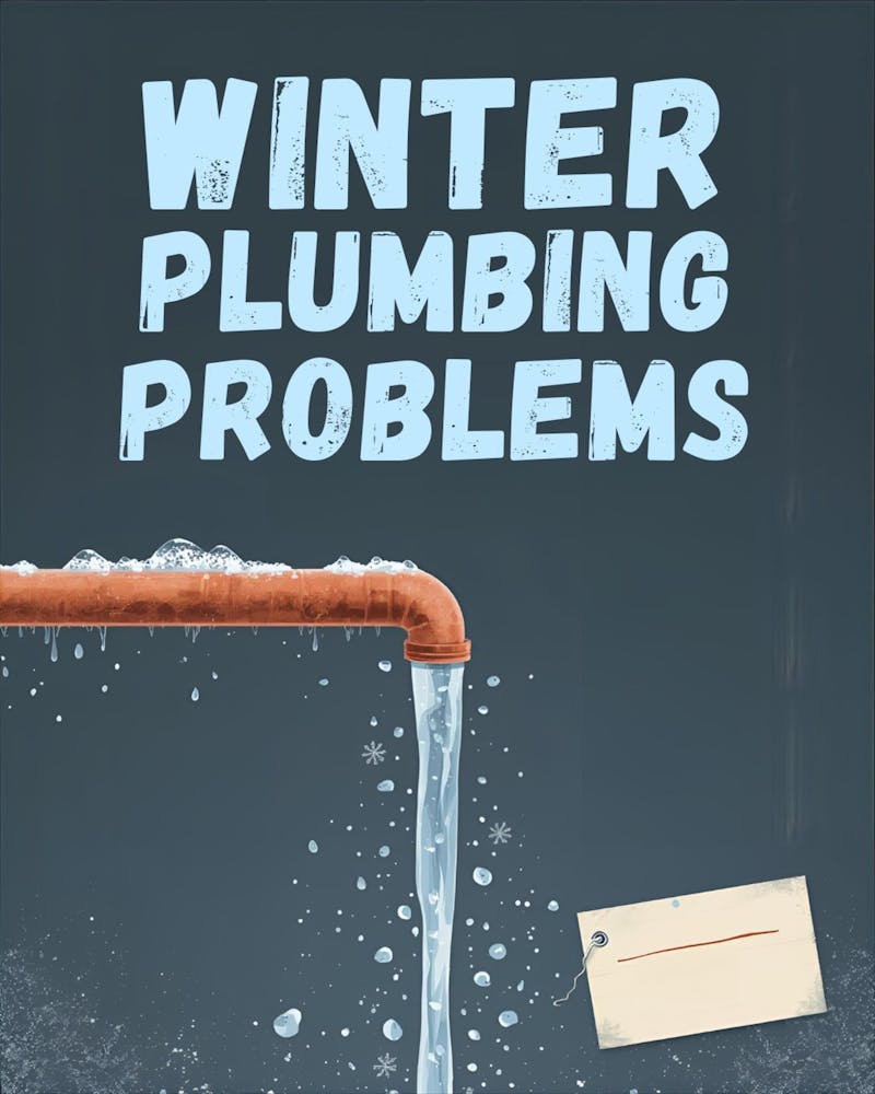 Winter Plumbing Problems graphic