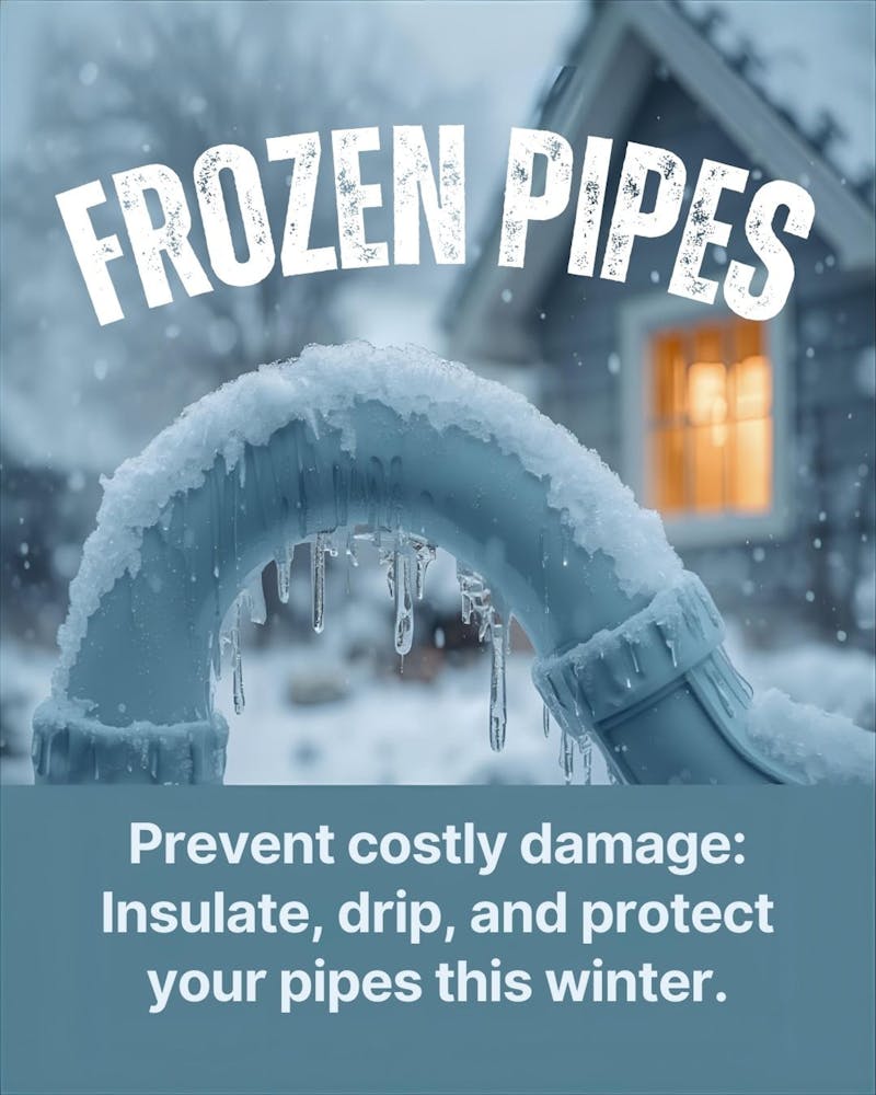 frozen pipes graphic