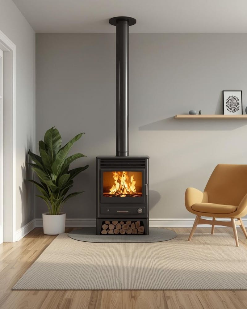 furnance in room