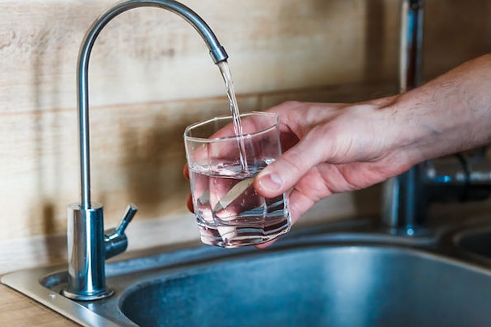 drinking sink water