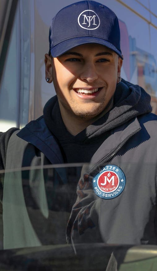 smiling plumber