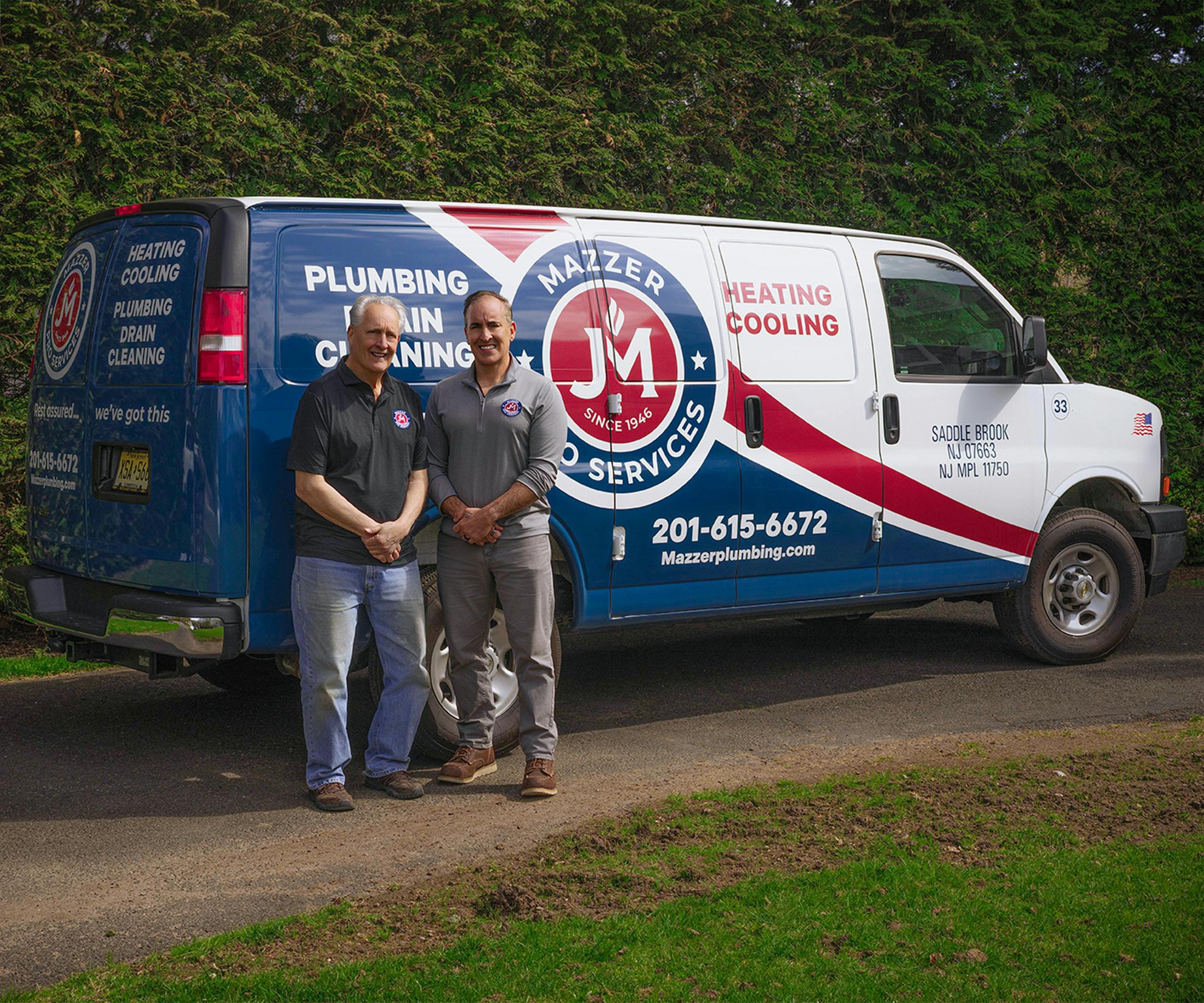 Jason Mazzer and Employee by Mazzer van