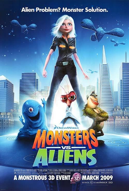 Monsters vs. Aliens poster