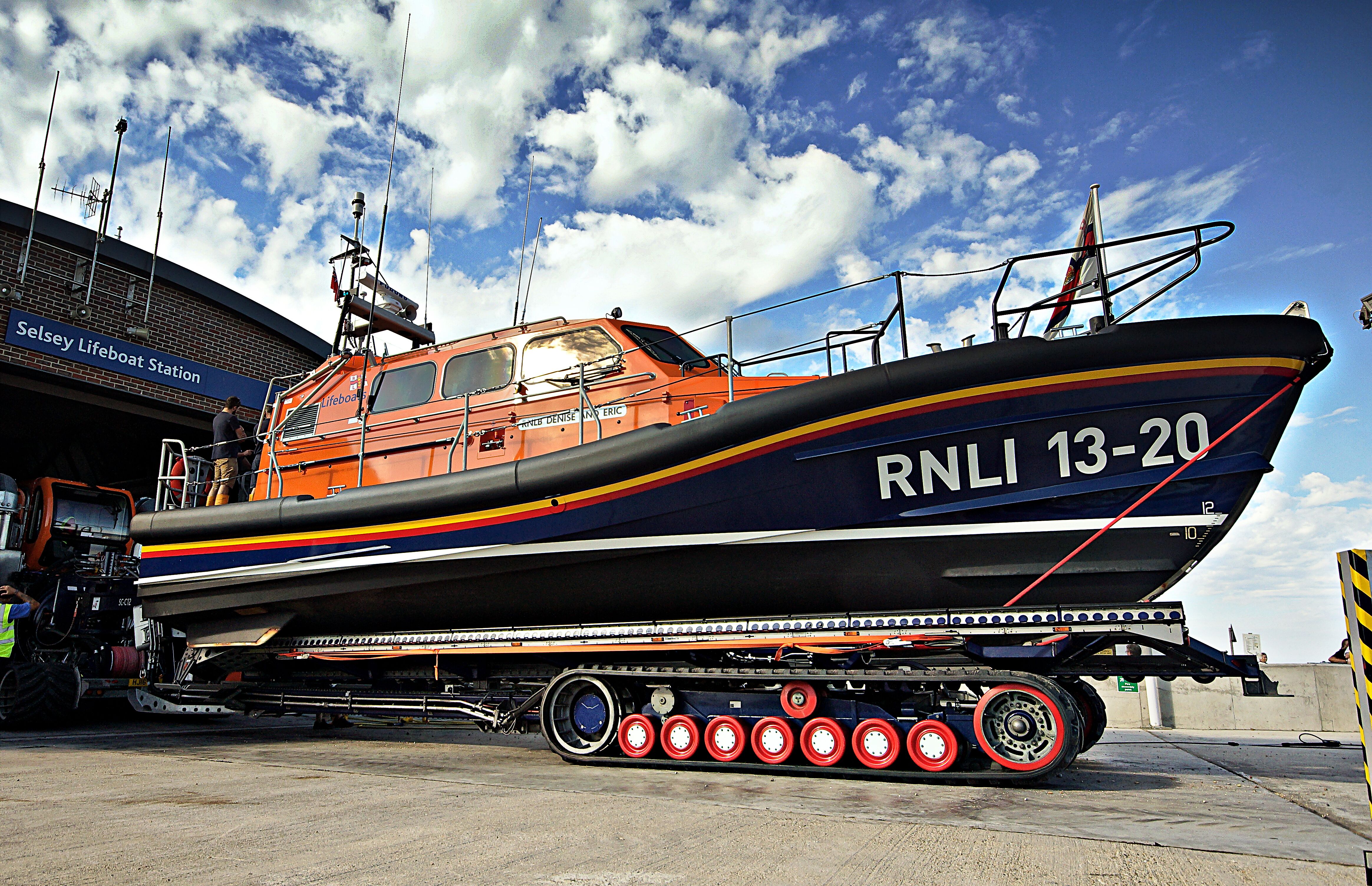 Lifeboat at Selsey RNLI Station