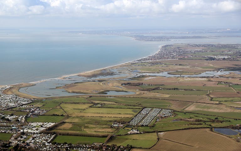 Ariel view image of the Medmerry Realignment area