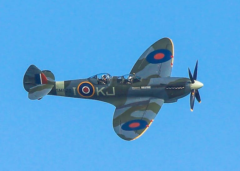 Selsey Spitfire modified into a two seater still flying today 