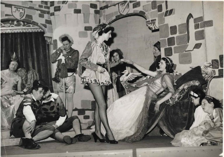 S.C.A.M.P.S Performance of Sleeping Beauty 1955 S.C.A.M.P.S performance of Sleeping Beauty in 1955 with the cast on stage