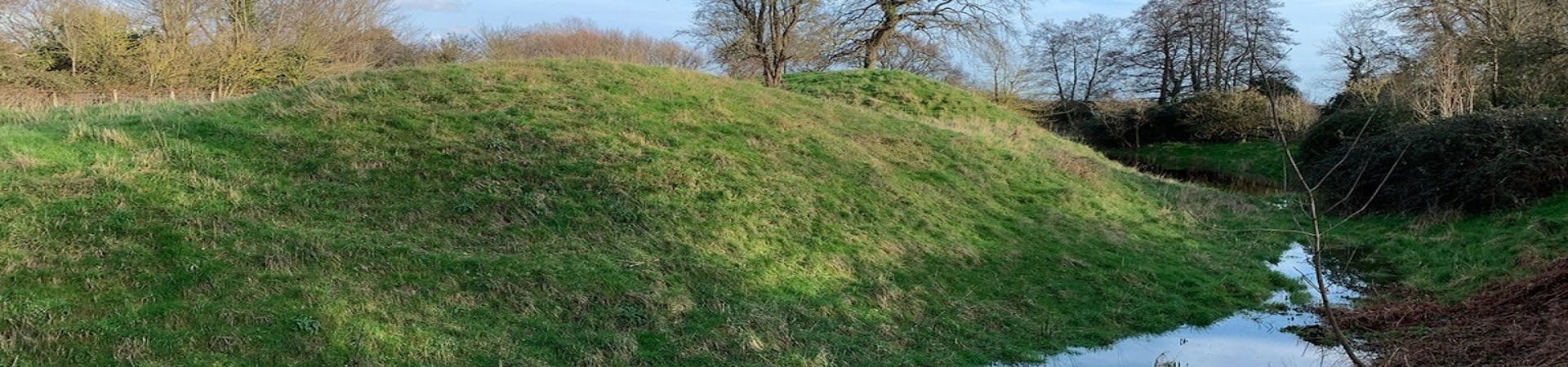 Remains of the Norman Fort at Church Norton