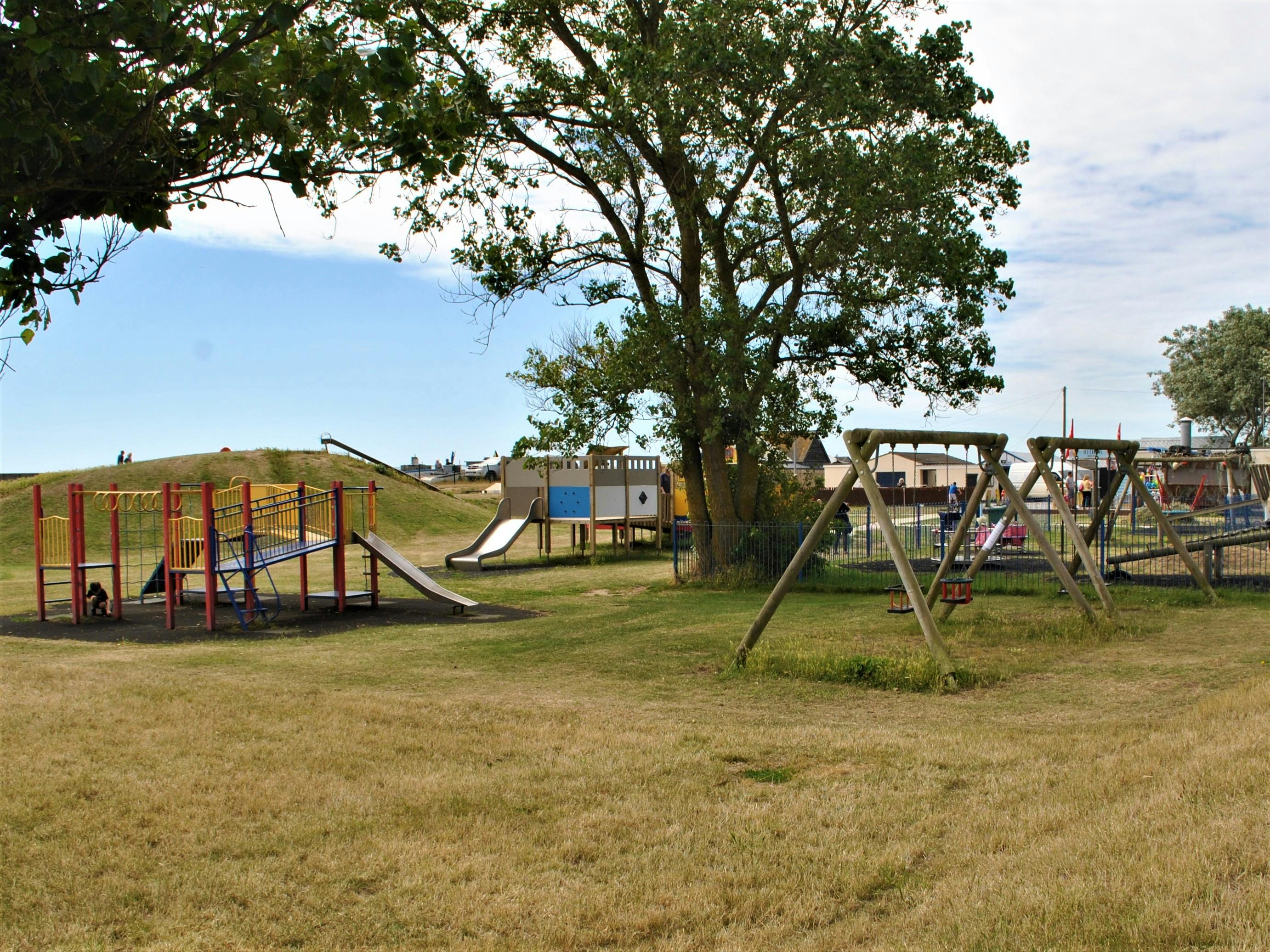 Play equipment at East Beach 