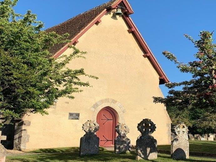 St Wilfrid's Chapel, Church Norton, made from Mixon Rock, courtesy CoastalJJ