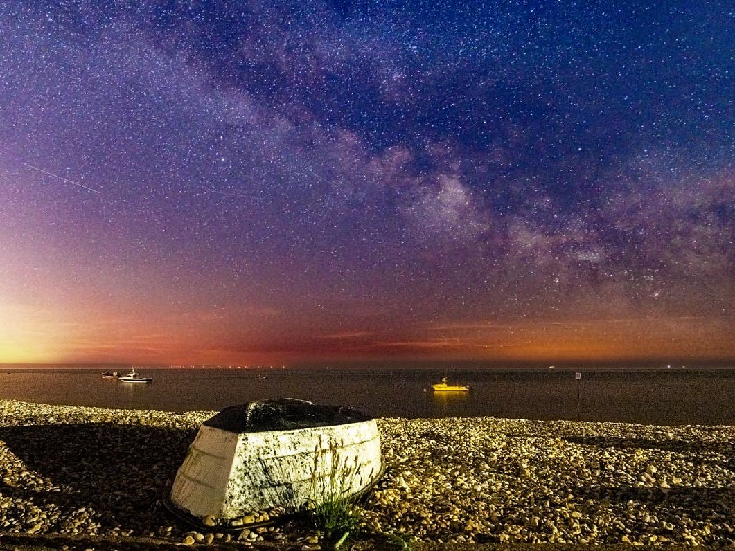 Milky Way captured at East Beach, courtesy of CoastalJJ