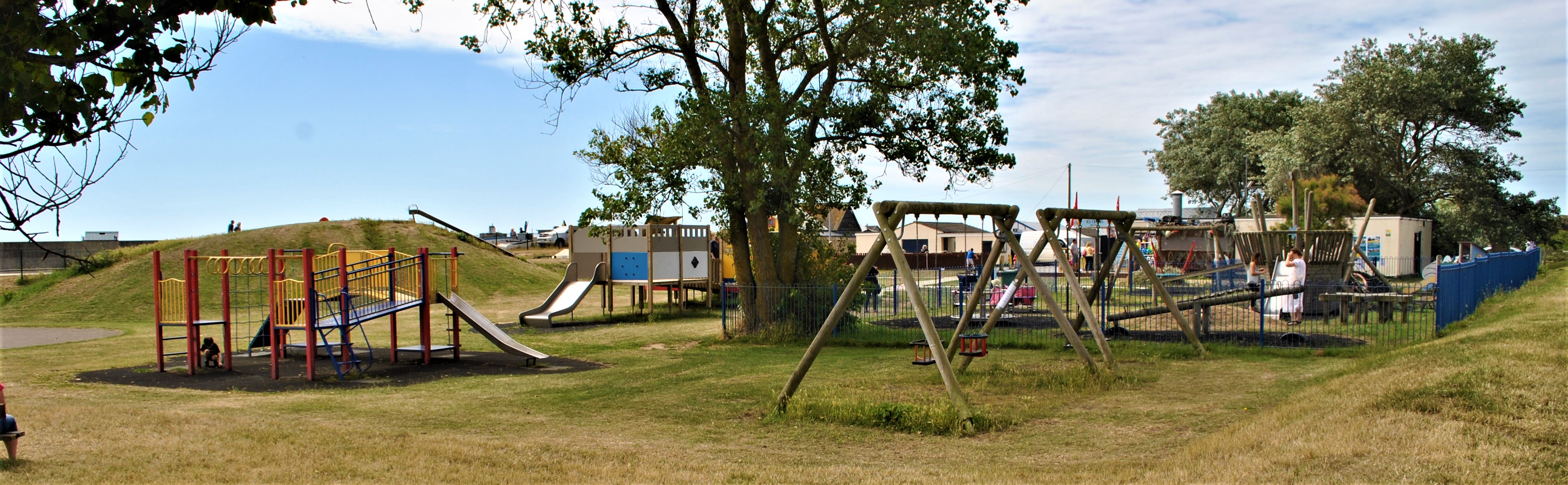Play equipment on East Beach Green, Selsey